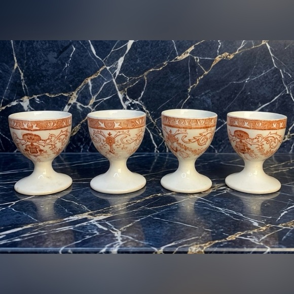 Set Of 4 Antique Venice by REGENT (ENGLAND) Egg Cup
